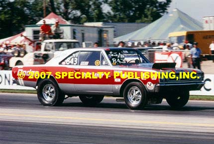 Lions Rare Photographic Memories drag racing photo - Dick Landy at Indy 1968