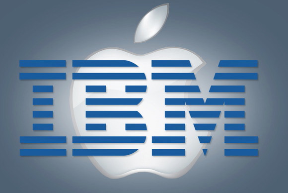 Apple and IBM logos