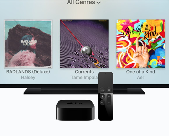 Apple TV music