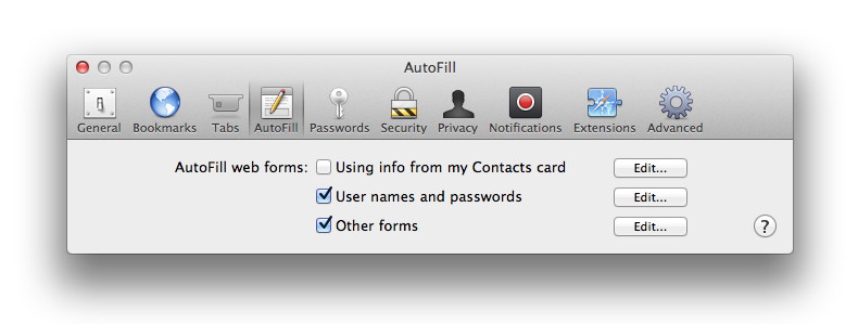 AutoFill