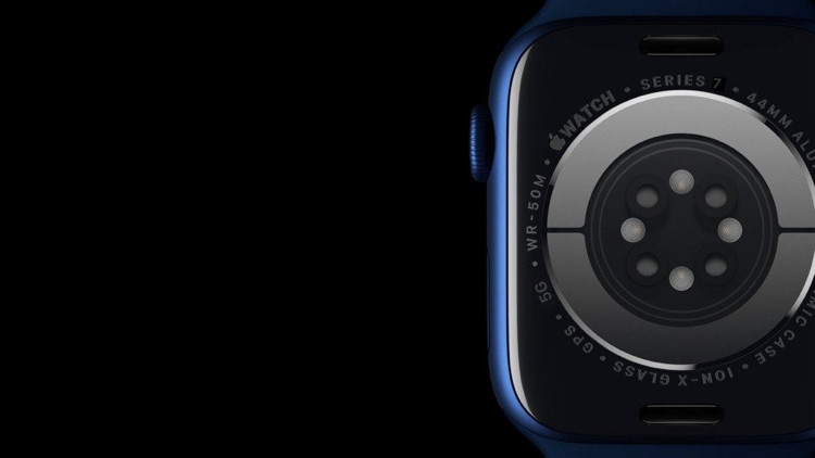 Back of Apple Watch 7
