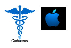 Caduceus and Apple