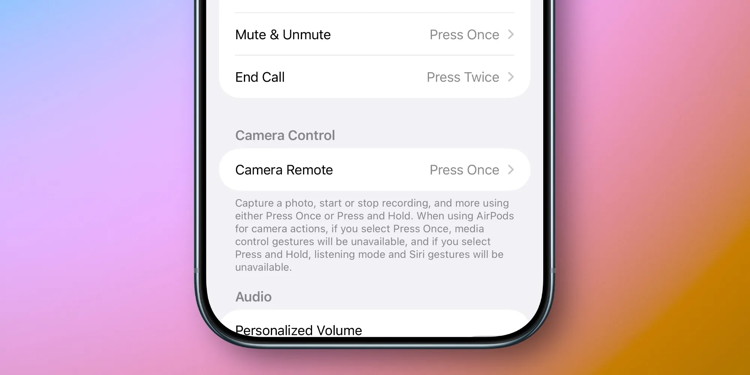 Camera remote