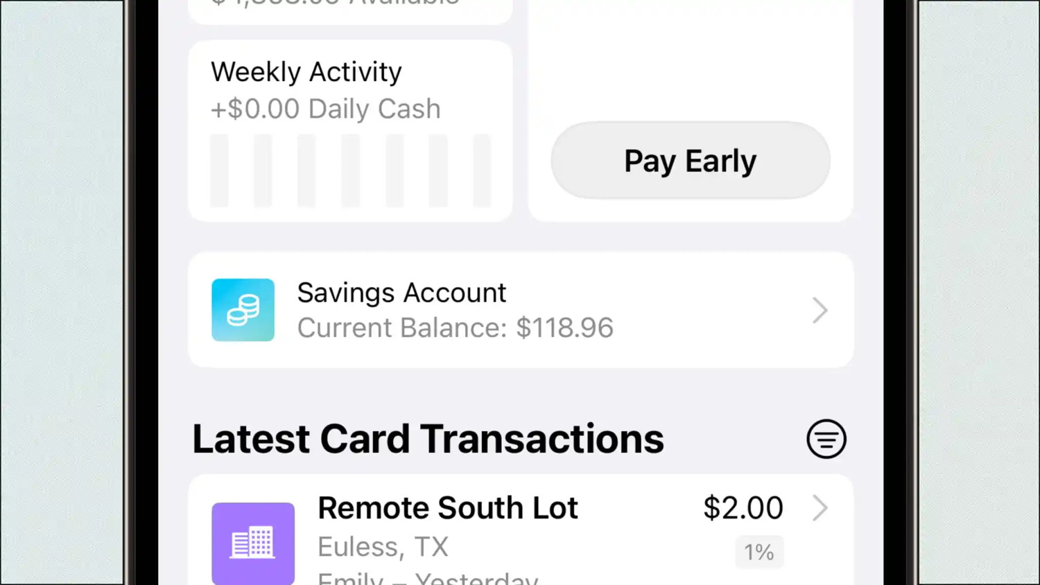 Apple Card Savings