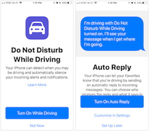 Do Not Disturb While Driving