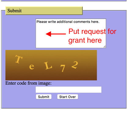 grant request