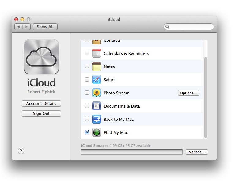 Find My Mac