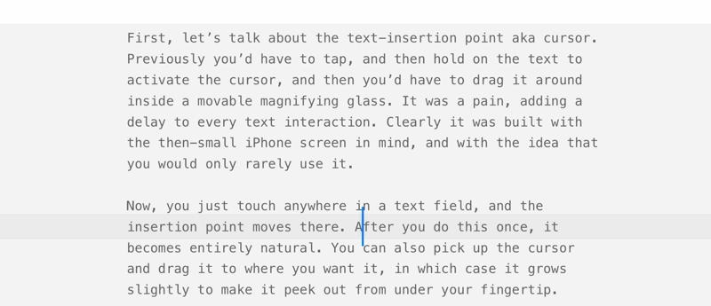 iOS 13 Text