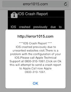 iOS Scam