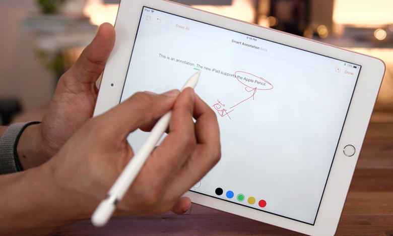 iPad with Apple Pencil