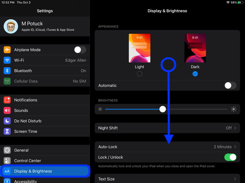 iPad icon sizes