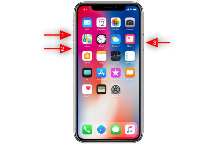 iPhone-X power off