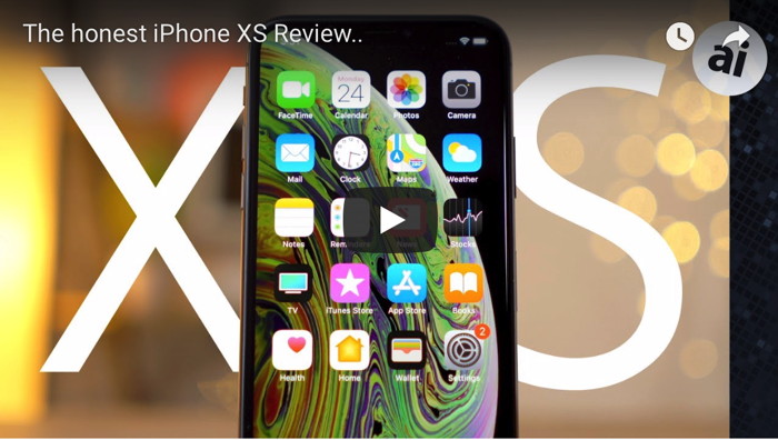 iPhone XS video
