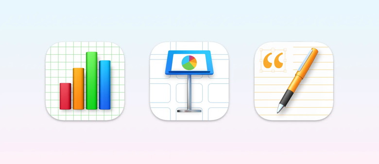 iWork icons