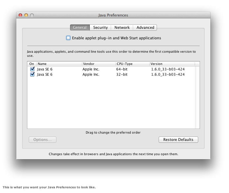 Java Preferences