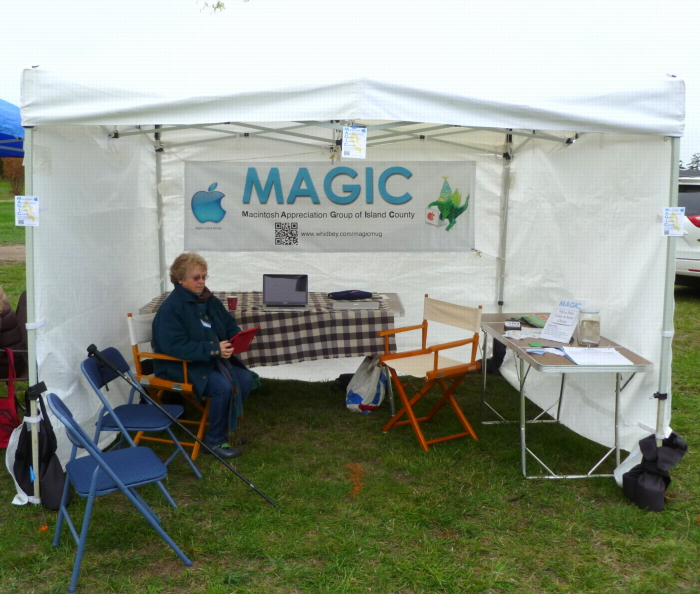 Penny at MAGIC Fair stand