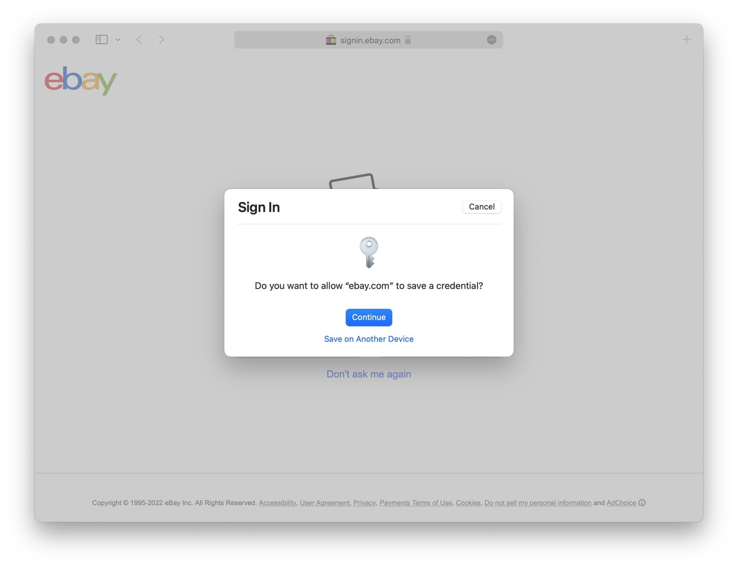 Passkey