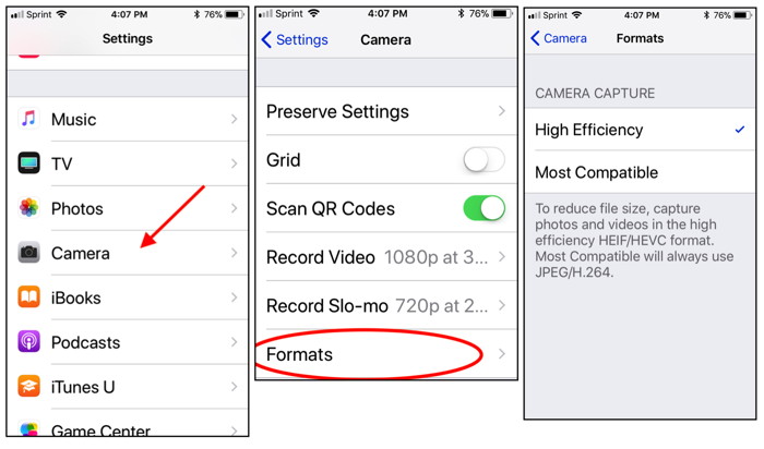 Photo Formats