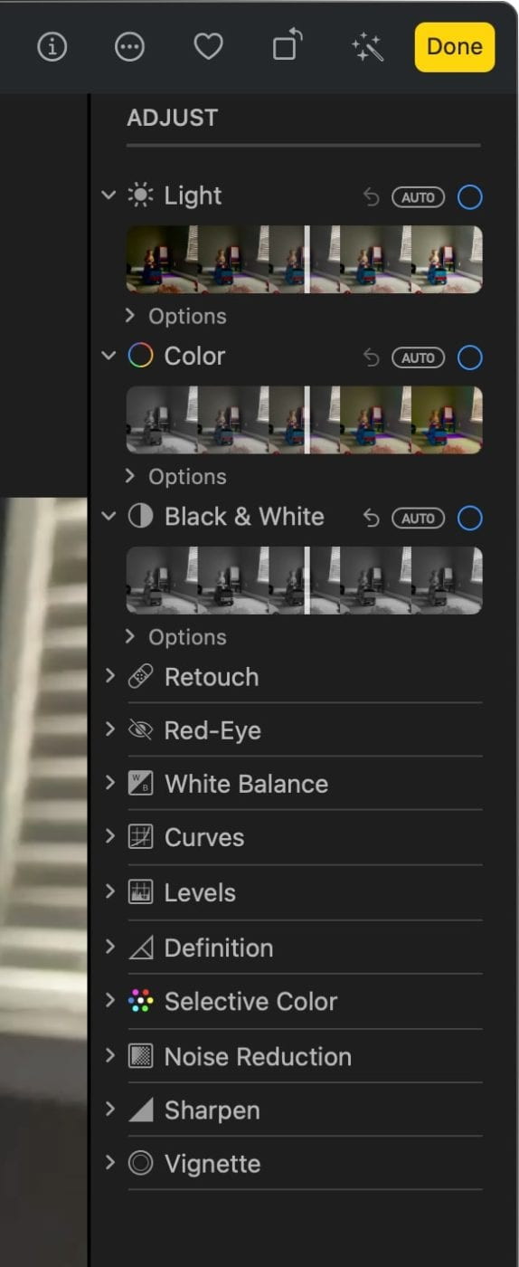 Edit Menu