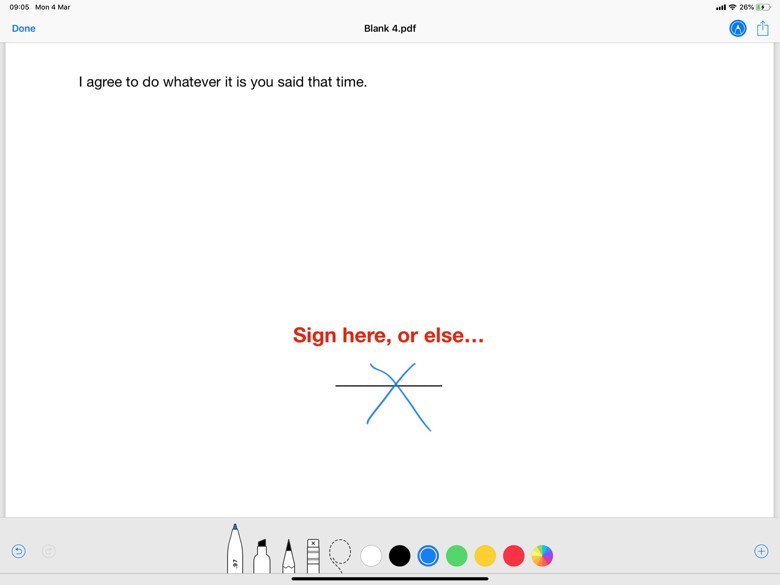 Sign a PDF File