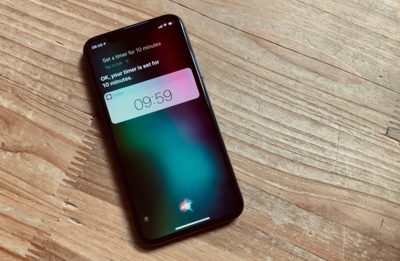 Siri makes a timer