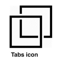 Tabs icon