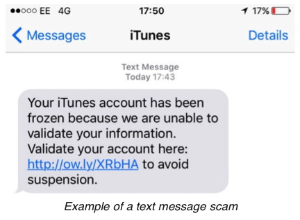 Text Message Scam