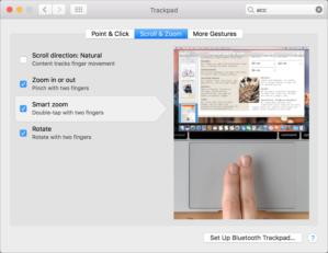Trackpad Zoom