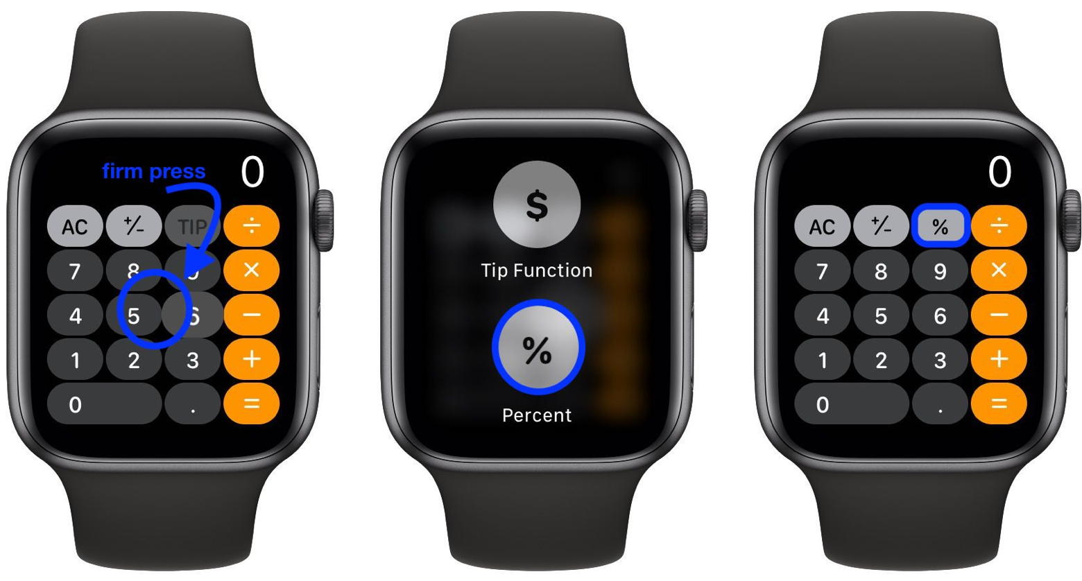 Calculate Bill Tip on Apple Watch