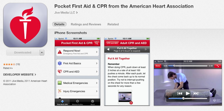 American Heart Ass. First Aid App