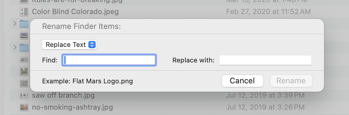 sort and rename