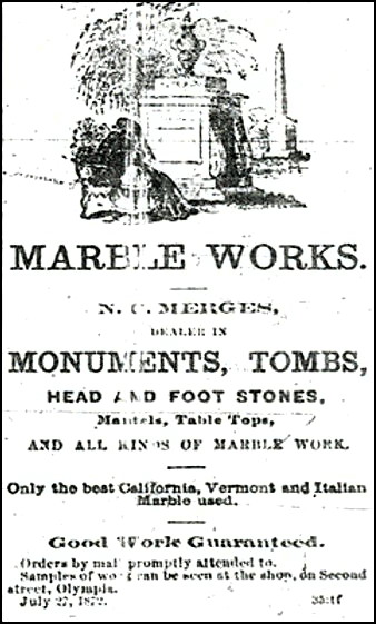 N. C. Merges advertisement